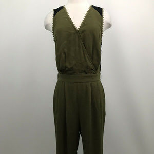 LEIFSDOTTIR Anthropologie Sani Jumpsuit Moss Grn